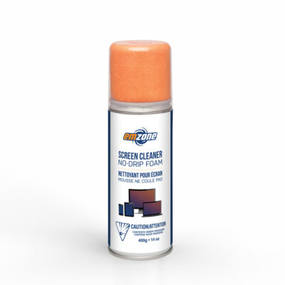Screen Cleaner No-Drip Foam With Cloth - 47046 - Emzone